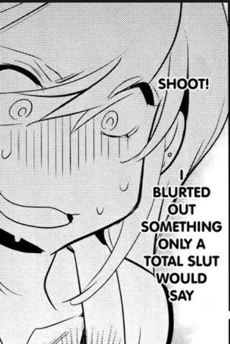 closeup of an anime girl, she is blushing, some text demonstrates her thought process

shoot

I blurted out something only a total slut would say

she looks ashamed of herself, maybe slightly excited? its hard to tell


where am i going with this


well as you know we are now running on year 2026 of some calendar or other and time inevitably marches onwards as we each try our best to progress on our ideals or at the very least remain alive 

this is your call to cease regretting the past and start acting on the present for your one future